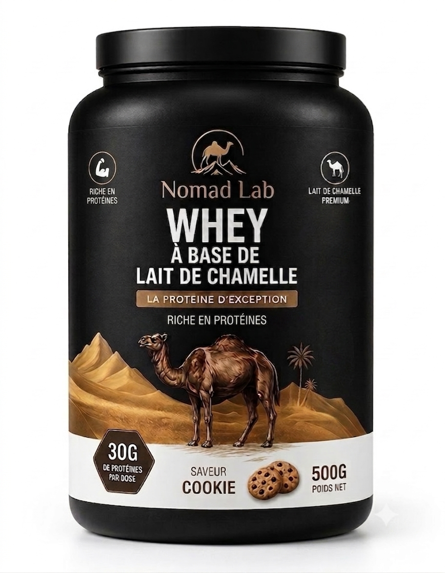 WHEY Lait de chamelle - COOKIES 500g